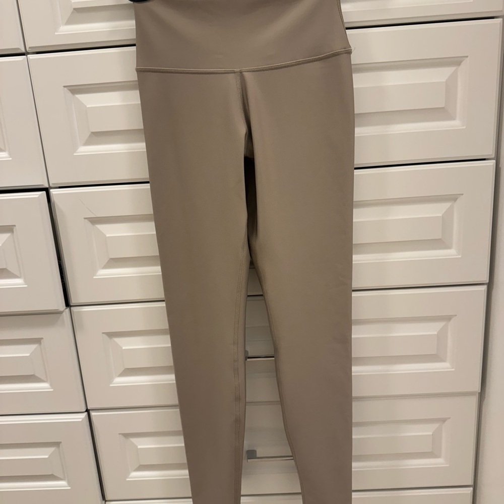 ALO Yoga Taupe High-Waisted Leggings